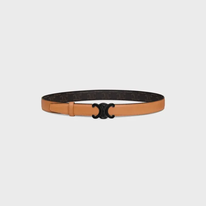 Triomphe Buckle & Reversible Strap 25Mm Triomphe Buckle & Reversible Strap 25Mm