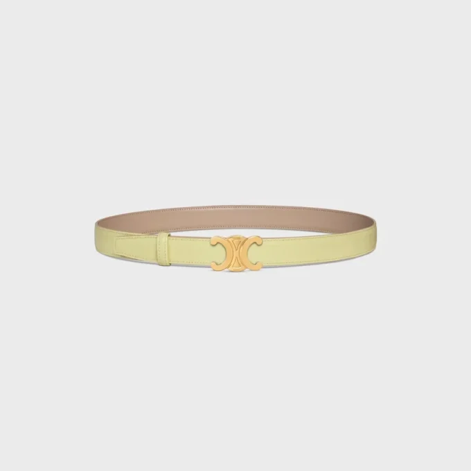 Triomphe Buckle & Reversible Strap 25Mm Triomphe Buckle & Reversible Strap 25Mm