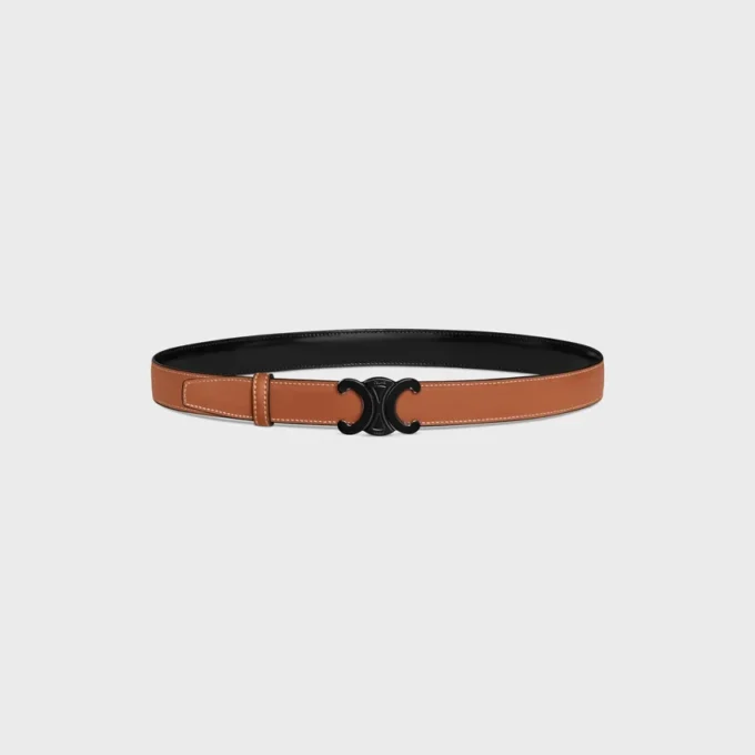 Triomphe Buckle & Reversible Strap 25Mm Triomphe Buckle & Reversible Strap 25Mm