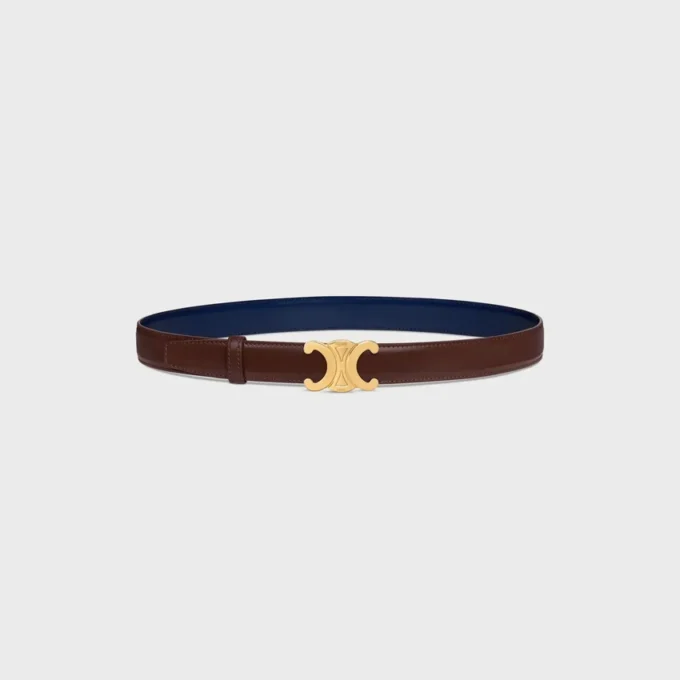Triomphe Buckle & Reversible Strap 25Mm Triomphe Buckle & Reversible Strap 25Mm