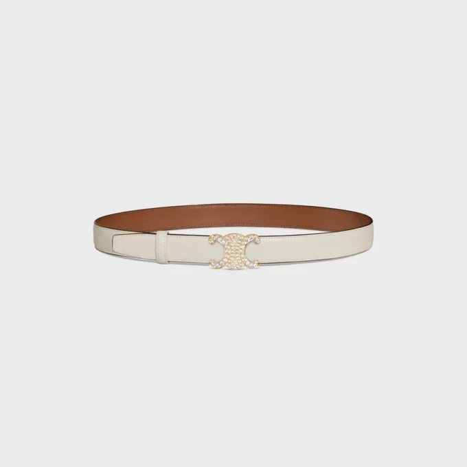 Triomphe Buckle & Reversible Strap 25Mm Triomphe Buckle & Reversible Strap 25Mm