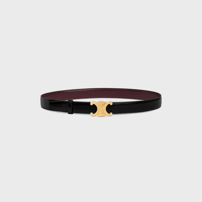 Triomphe Buckle & Reversible Strap 25Mm Triomphe Buckle & Reversible Strap 25Mm