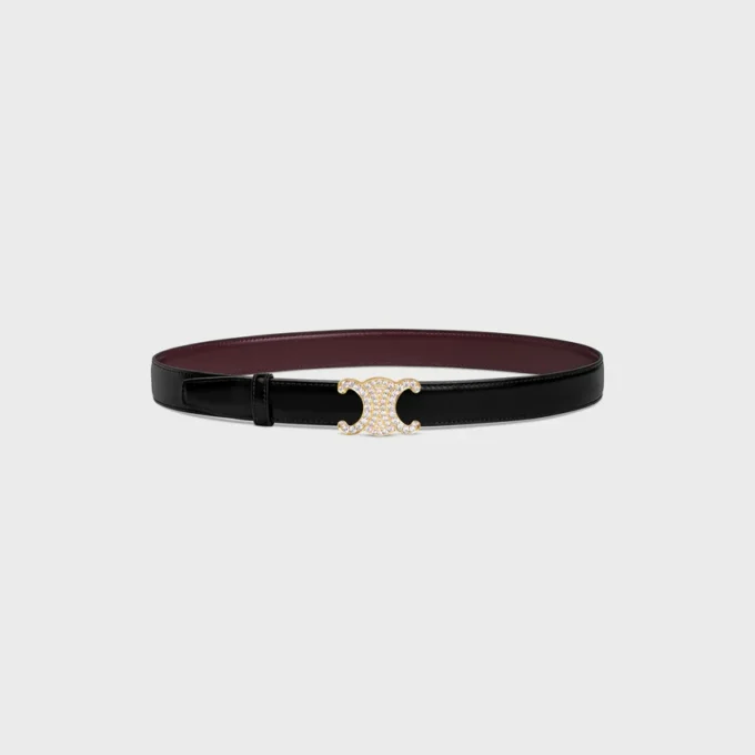 Triomphe Buckle & Reversible Strap 25Mm Triomphe Buckle & Reversible Strap 25Mm