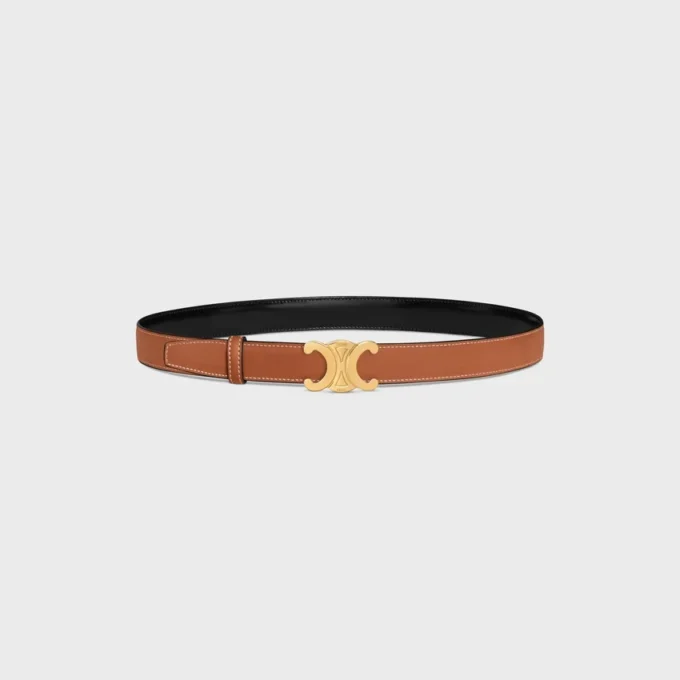 Triomphe Buckle & Reversible Strap 25Mm Triomphe Buckle & Reversible Strap 25Mm