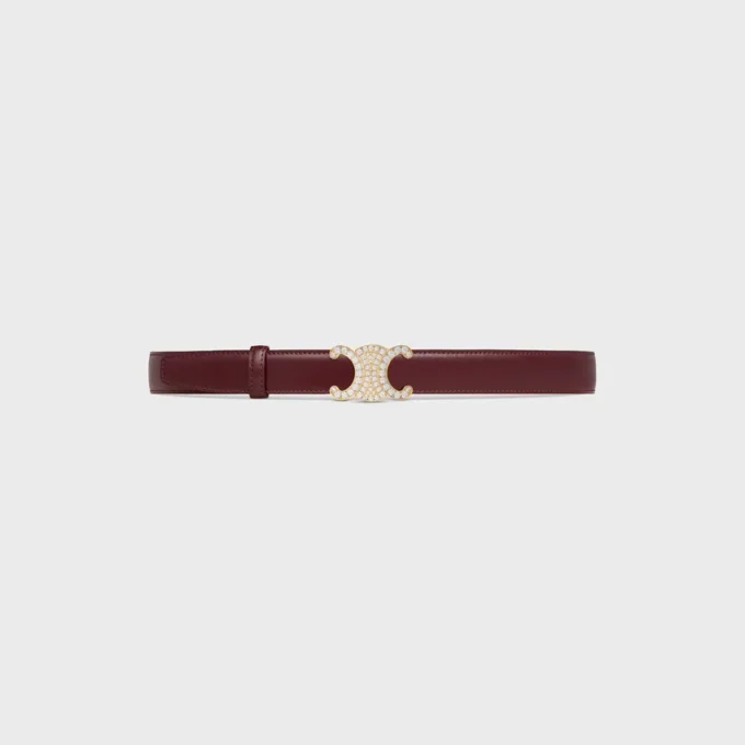Triomphe Buckle & Reversible Strap 25Mm Triomphe Buckle & Reversible Strap 25Mm