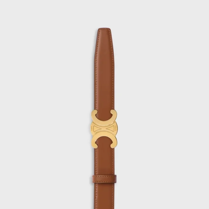 Triomphe Buckle & Reversible Strap 25Mm Triomphe Buckle & Reversible Strap 25Mm