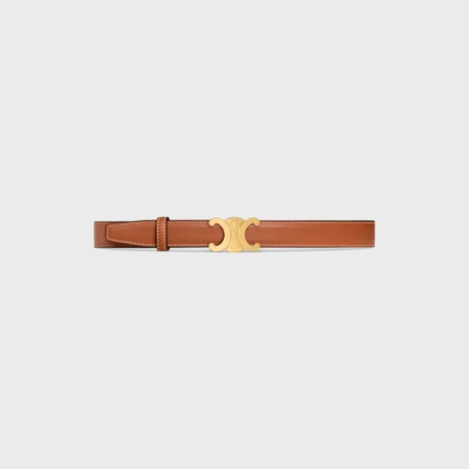 Triomphe Buckle & Reversible Strap 25Mm Triomphe Buckle & Reversible Strap 25Mm