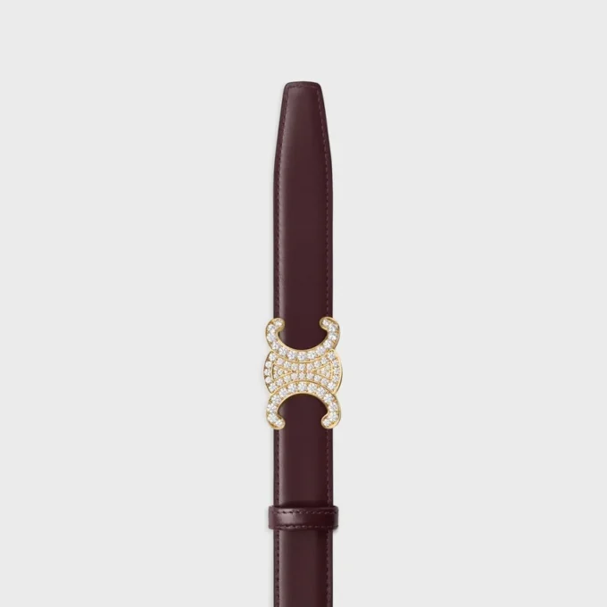 Triomphe Buckle & Reversible Strap 25Mm Triomphe Buckle & Reversible Strap 25Mm