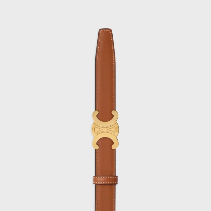 Triomphe Buckle & Reversible Strap 25Mm Triomphe Buckle & Reversible Strap 25Mm