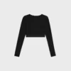 Triomphe Crop Top in Athletic Viscose Triomphe Crop Top in Athletic Viscose