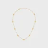 Triomphe Mini Triomphe Necklace in Brass with Gold Finish Triomphe Mini Triomphe Necklace in Brass with Gold Finish