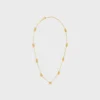 Triomphe Mini Triomphe Necklace in Brass with Gold Finish Triomphe Mini Triomphe Necklace in Brass with Gold Finish