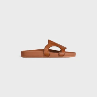 Triomphe Slide in Calfskin – Vegetal Tanning Triomphe Slide in Calfskin – Vegetal Tanning