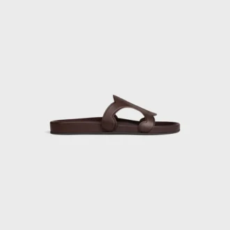 Triomphe Slide in Calfskin – Vegetal Tanning