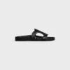 Triomphe Slide in Crocodile Stamped Calfskin Triomphe Slide in Crocodile Stamped Calfskin