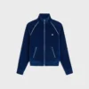 Triomphe Tracksuit Jacket in Velvet Jersey