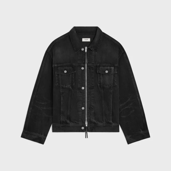 Trucker Jacket in Cotton Denim Trucker Jacket in Cotton Denim