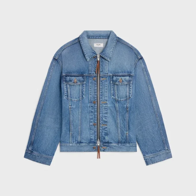 Trucker Jacket in Cotton Denim Trucker Jacket in Cotton Denim