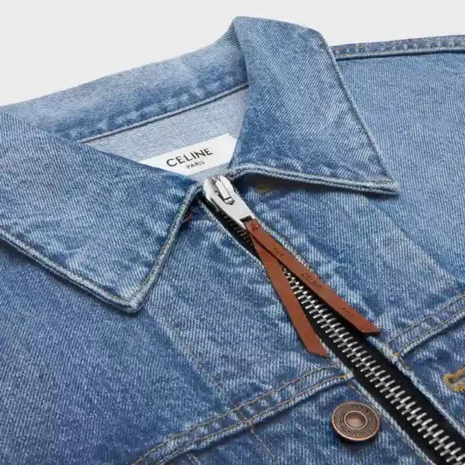 Trucker Jacket in Cotton Denim Trucker Jacket in Cotton Denim