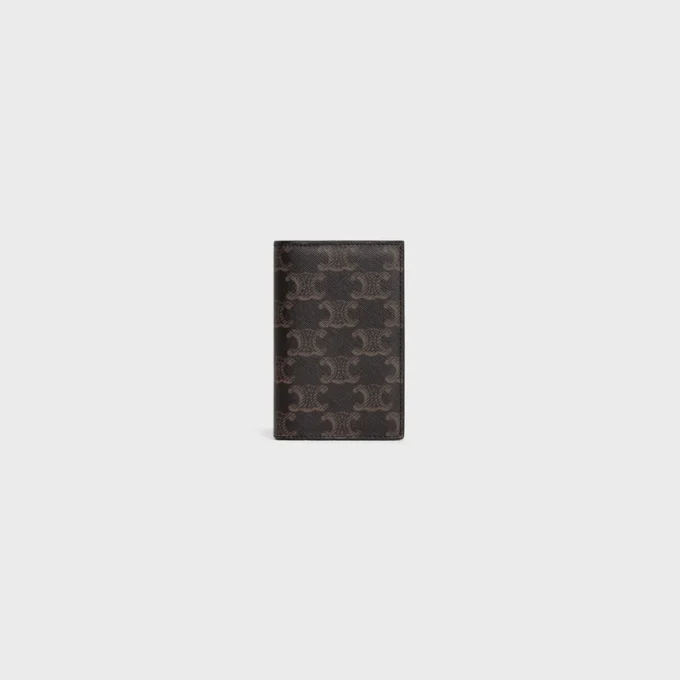 Vertical Card Holder in Triomphe Canvas Vertical Card Holder in Triomphe Canvas