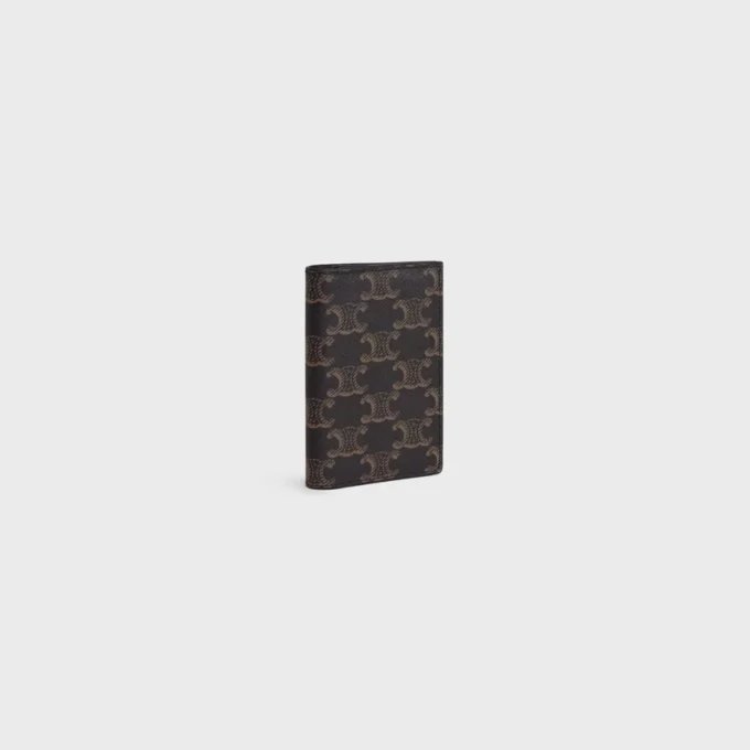 Vertical Card Holder in Triomphe Canvas Vertical Card Holder in Triomphe Canvas