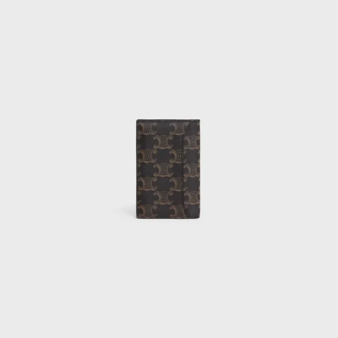 Vertical Card Holder in Triomphe Canvas Vertical Card Holder in Triomphe Canvas