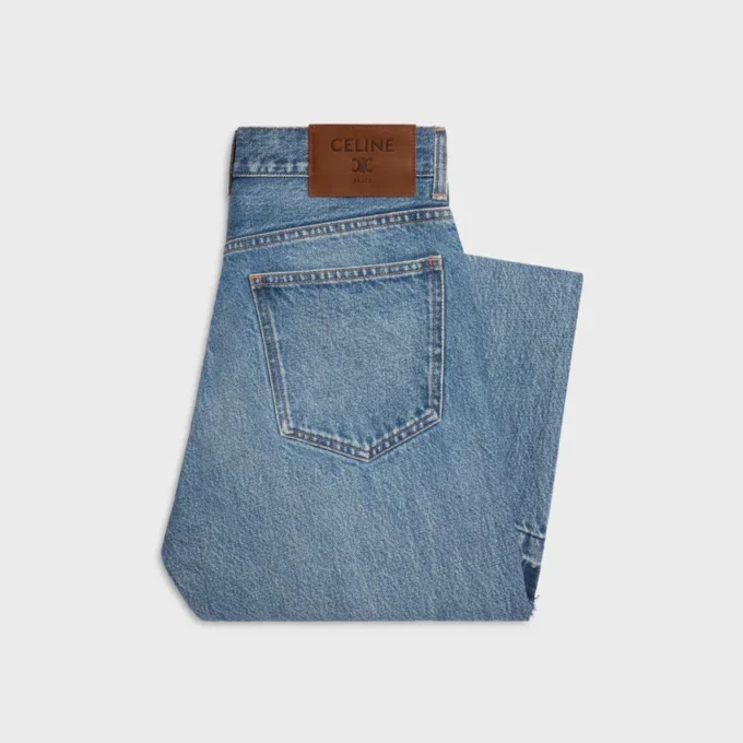 Wesley Jeans in Cotton Denim Wesley Jeans in Cotton Denim
