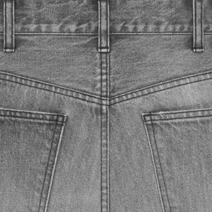 Wesley Jeans in Cotton Denim Wesley Jeans in Cotton Denim
