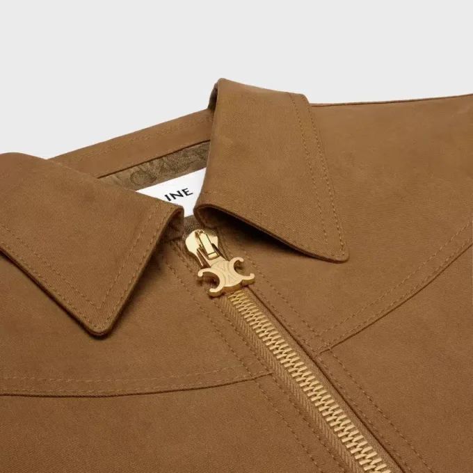 Western Blouson Jacket in Cotton Twill Western Blouson Jacket in Cotton Twill