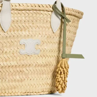 Wheat Charm in Smooth Lambskin
