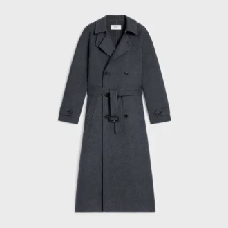Wrapped Coat in Double-Face Wool Cashmere
