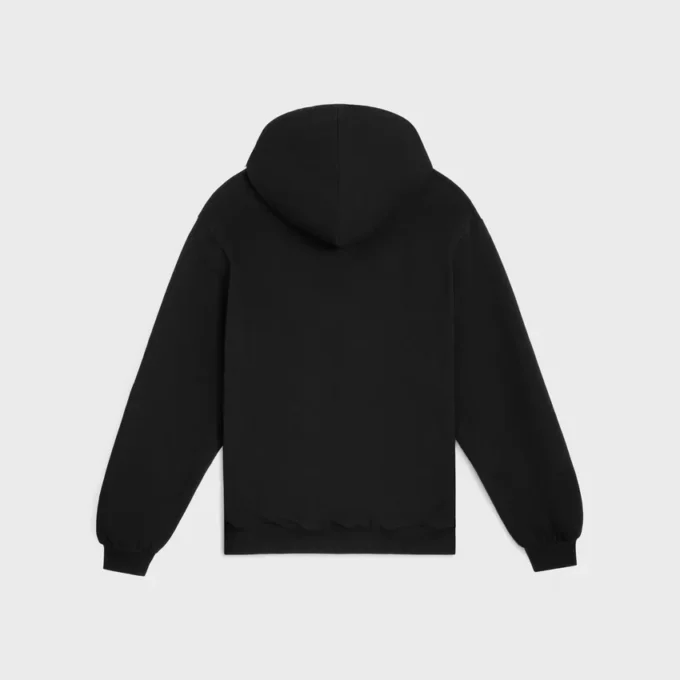 Zipped Hoodie in Cotton Fleece Zipped Hoodie in Cotton Fleece